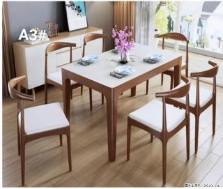 T08高级长方桌，胡桃色  1.35米带炉一桌四椅650元，现货11套。 - 汕尾28生活网 sw.28life.com